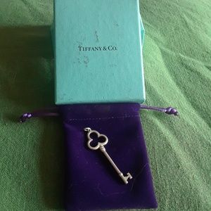 Tiffany & Co. Sterling Silver Key Pedant 2"